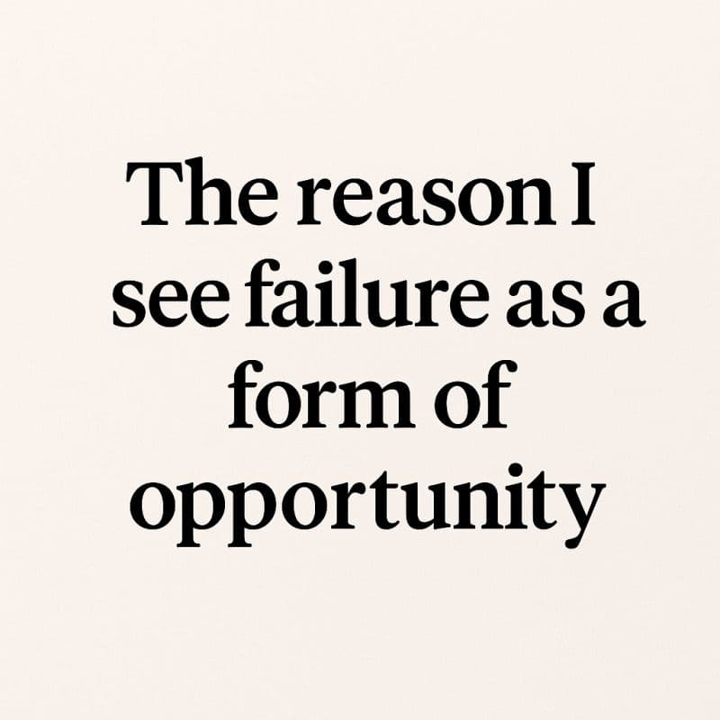 Failure as Opportunity Quote