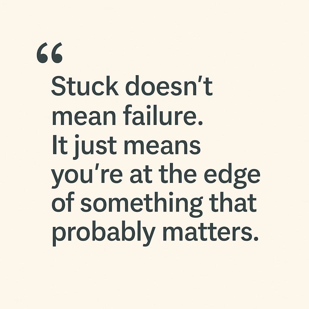 Getting Unstuck Strategies